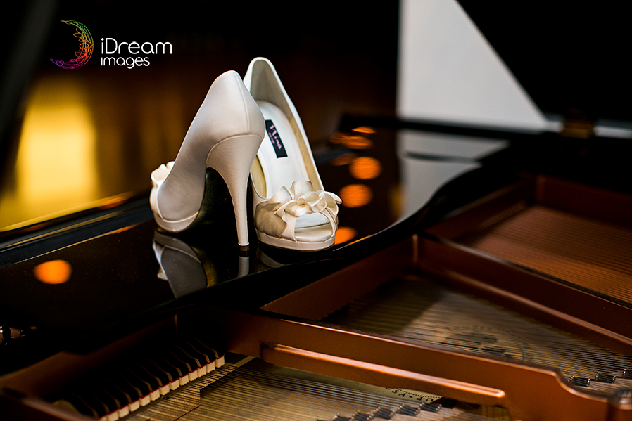 Wedding Shoes on a piano
